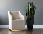 Zane Wheeled Lounge Chair - Piccolo Prosecco