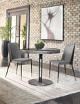 Klaus Dining Chair - Sparrow Grey / Napa Black