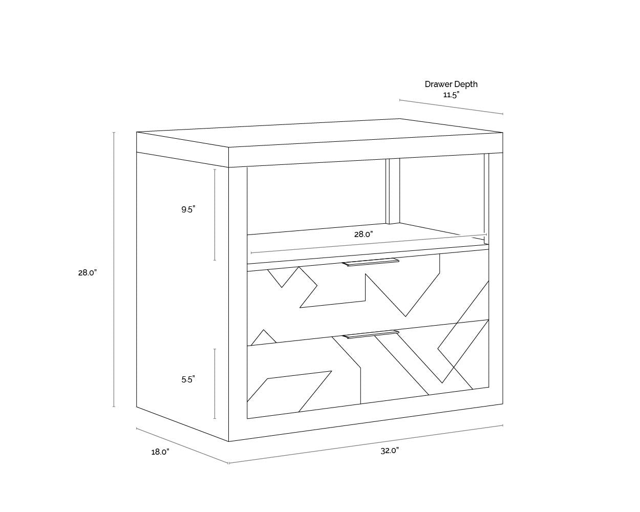 Lisboa Nightstand -