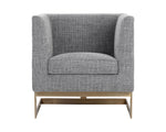 Yvette Armchair - Gold  Chacha Grey