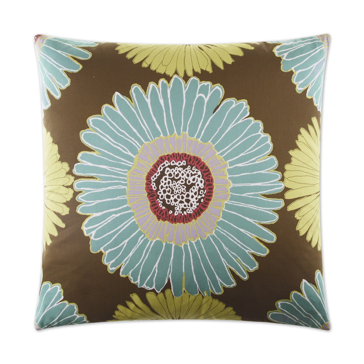 Sunshine Decorative Throw Pillow - Aqua | DV Kap