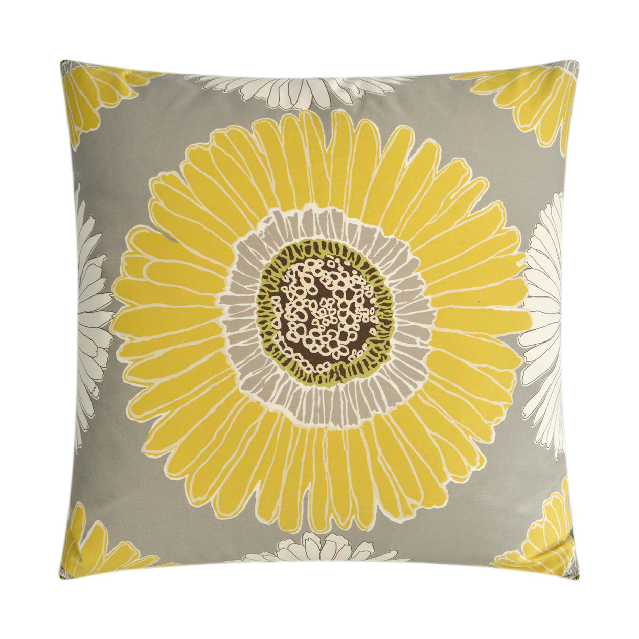 Sunshine Decorative Throw Pillow - Grey | DV Kap