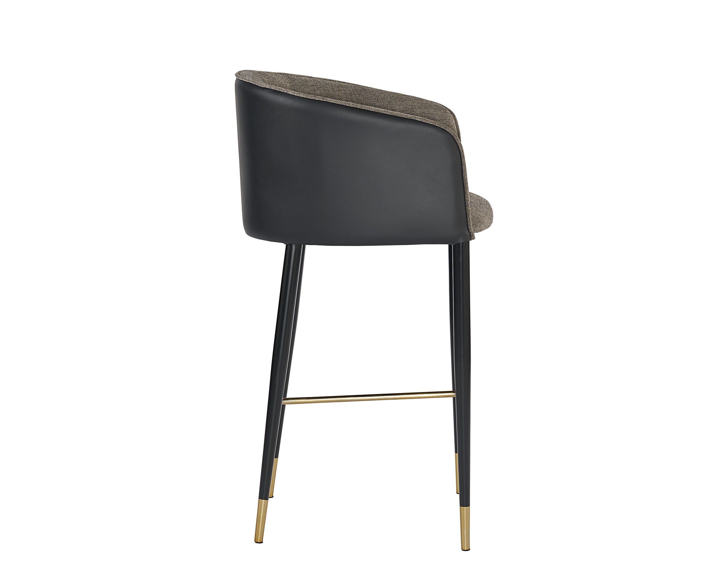 Asher Barstool - Sparrow Grey / Napa Black