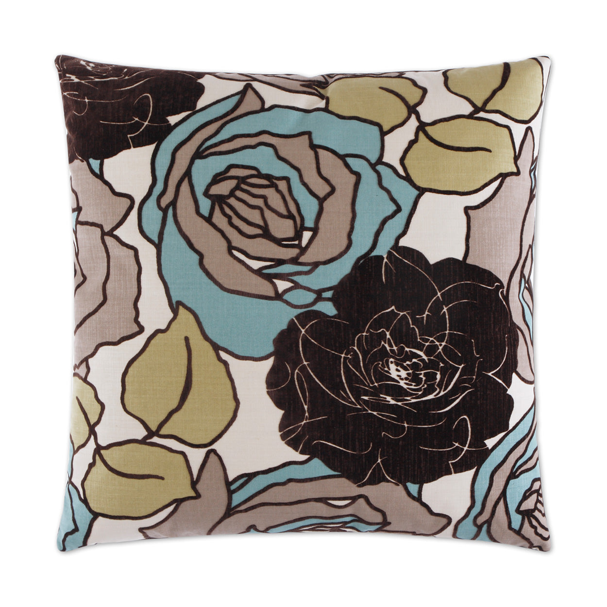 Secret Garden Decorative Throw Pillow - Celadon | DV Kap