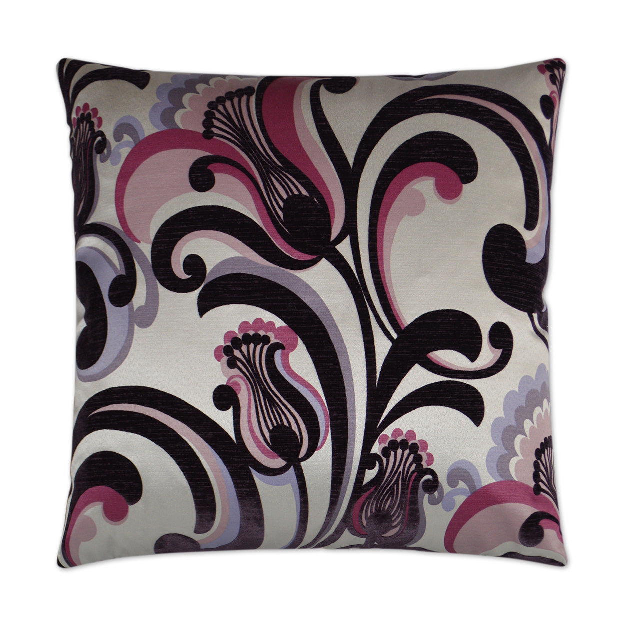 Romanza Decorative Throw Pillow - Aubergine | DV Kap