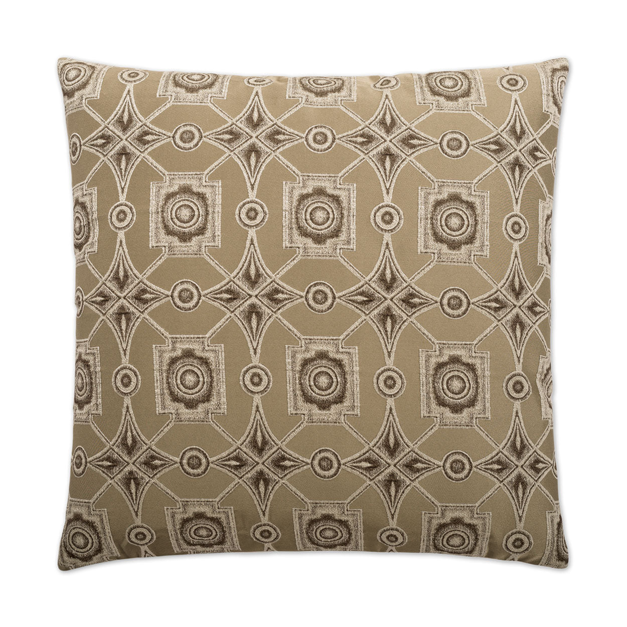 Gris Decorative Throw Pillow - Oyster | DV Kap