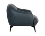 Armani Armchair - Midnight Blue Leather