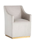 Zane Wheeled Lounge Chair - Piccolo Prosecco