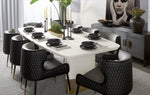 Gianni Dining Chair - Dillon Stratus / Dillon Black