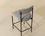 Seneca Counter Stool - Black  Polo Club Stone