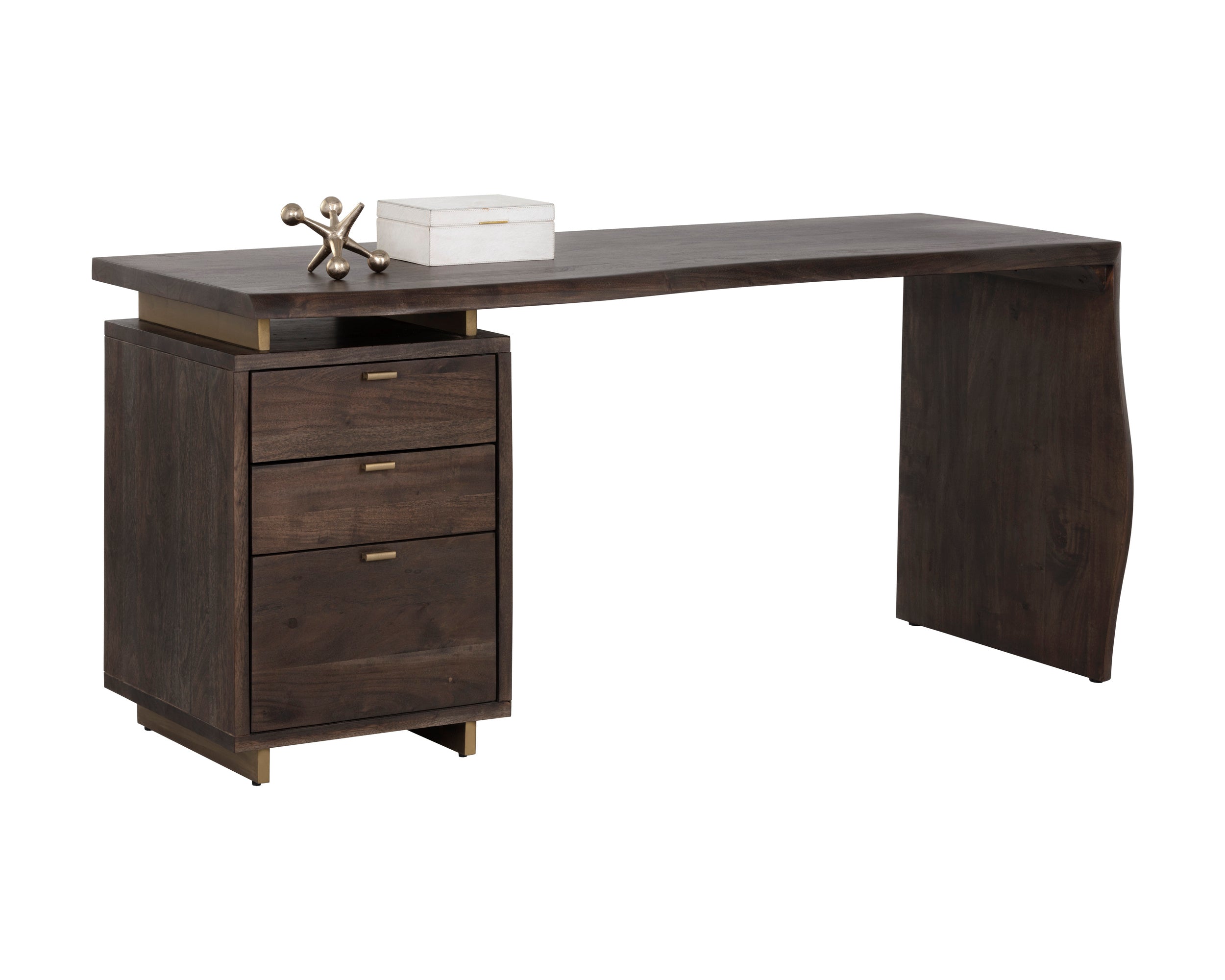 Lewis Desk - Dark Brown