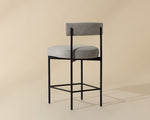 Seneca Counter Stool - Black  Polo Club Stone