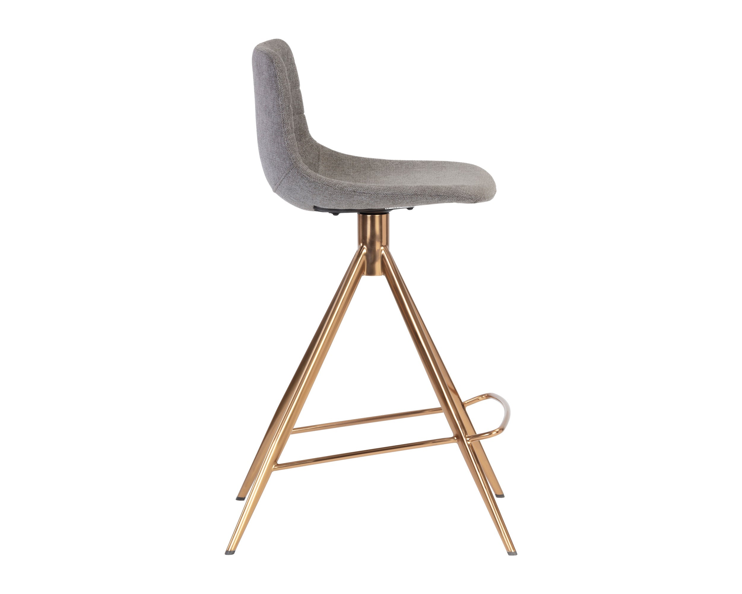 Andres Swivel Counter Stool - Belfast Koala Grey