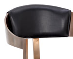 Beaumont Dining Armchair - Antique Brass  Cantina Black