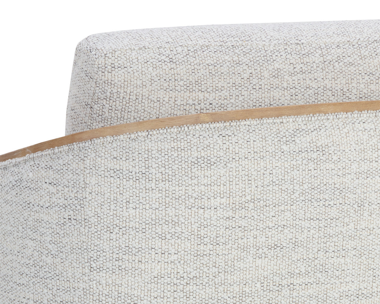 Tasia Swivel Lounge Chair - Merino Cotton