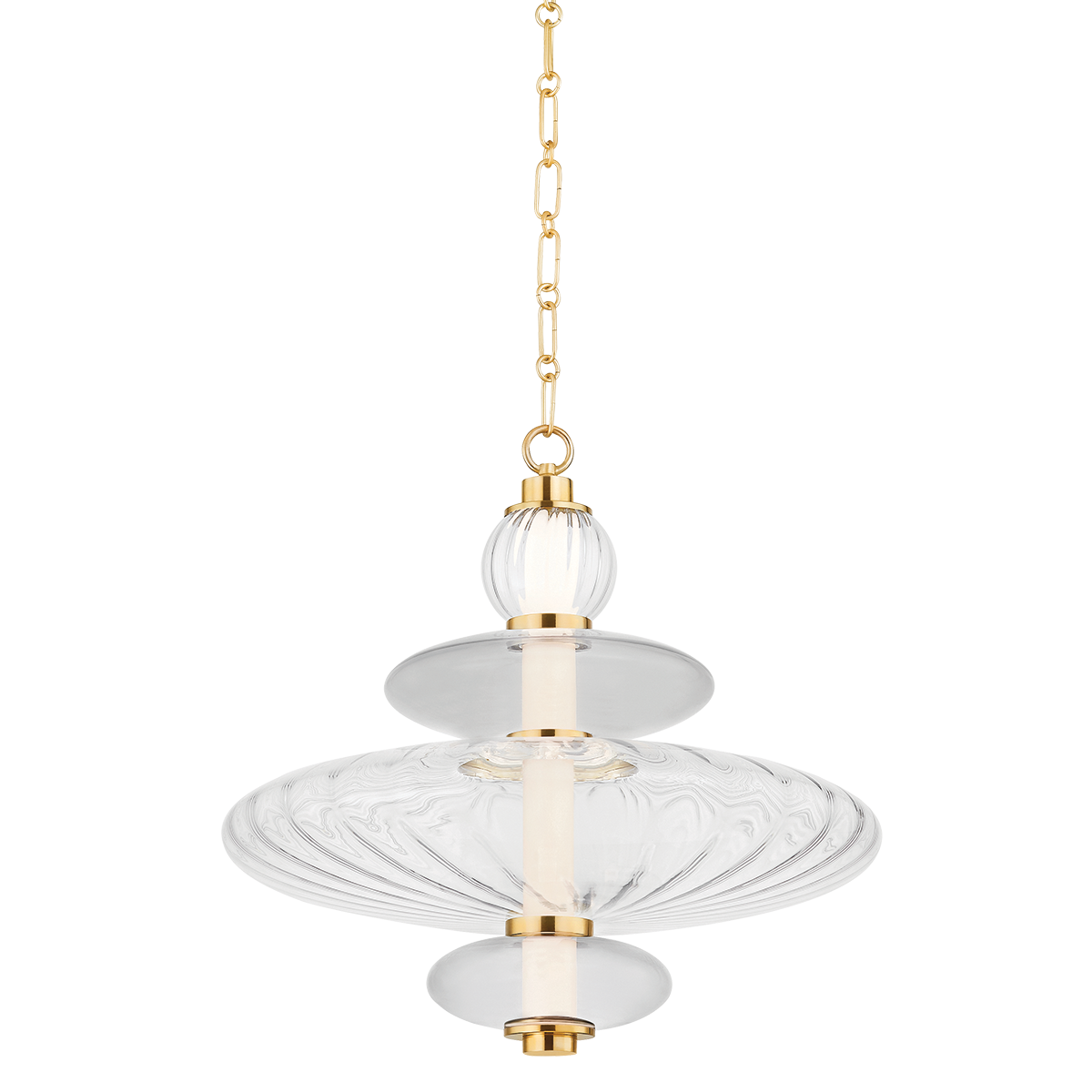 Hudson Valley Lighting Williams Pendant-Aged Brass