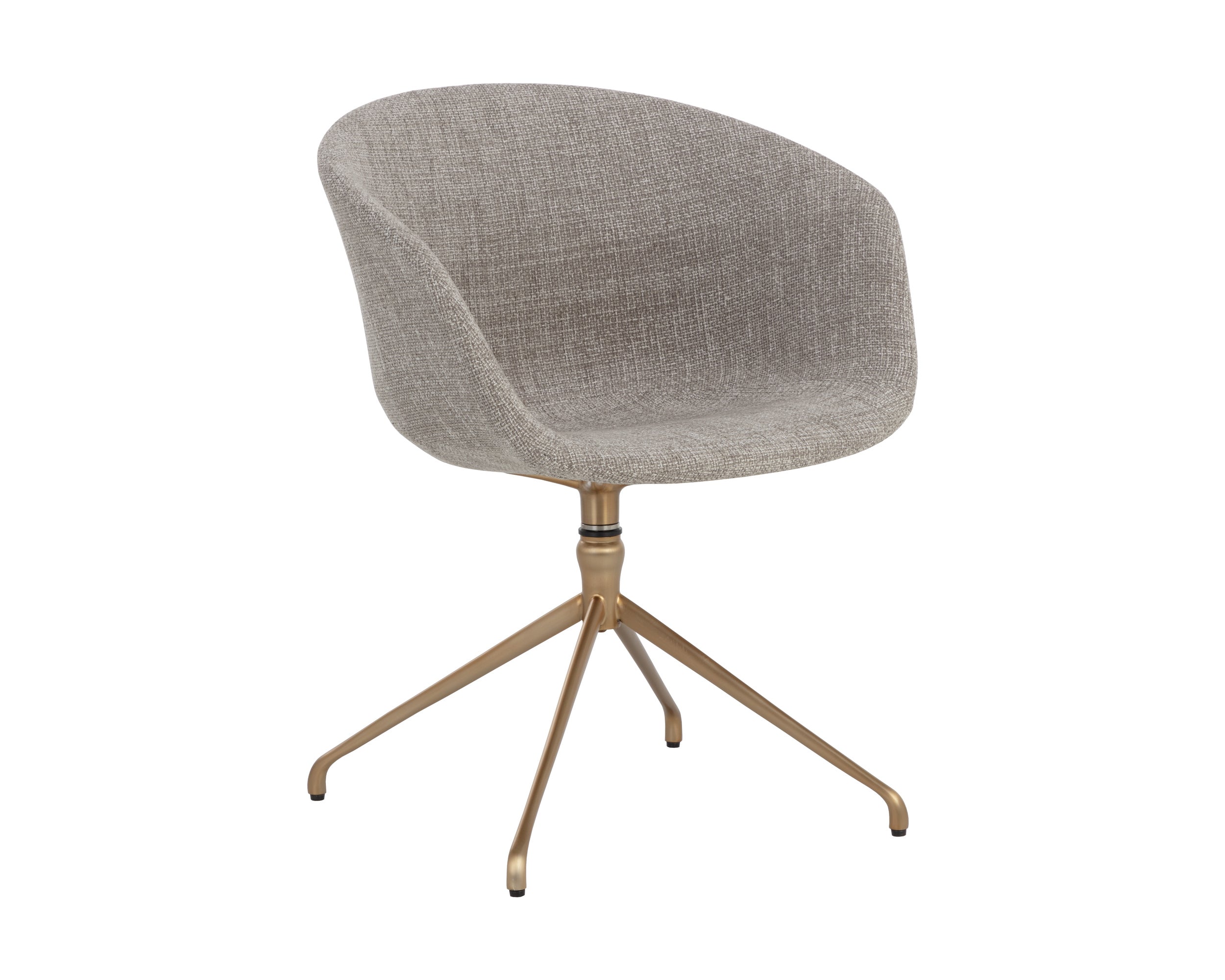 Dina Swivel Dining Armchair - Chacha Limestone