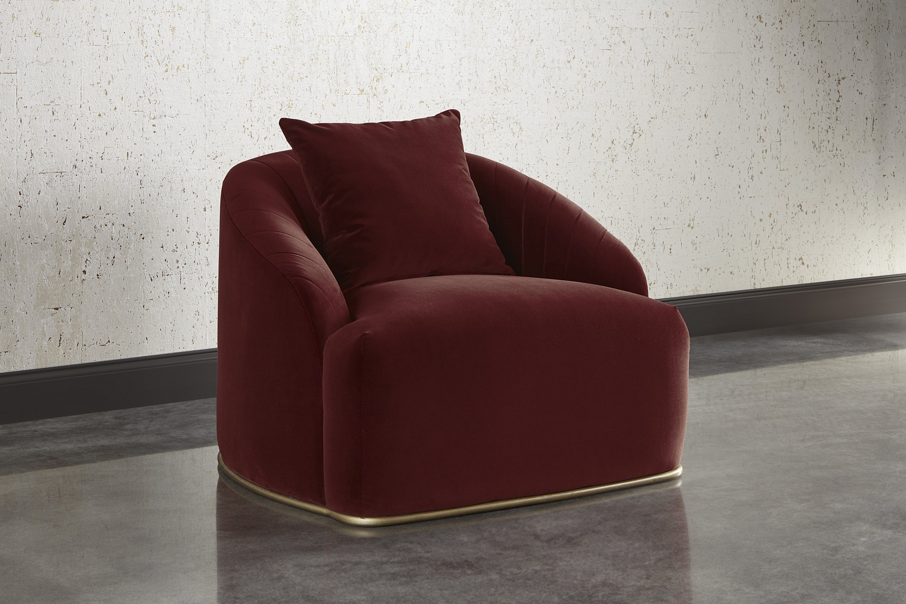 Astrid Armchair - Merlot