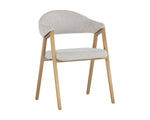 Burgos Dining Armchair - Belfast Heather Grey