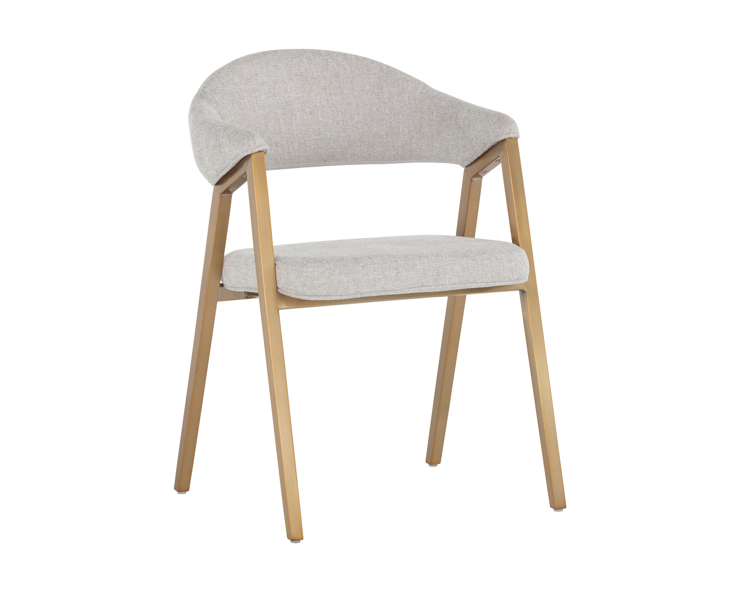 Burgos Dining Armchair - Belfast Heather Grey