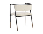 Brenan Dining Armchair - Zenith Alabaster