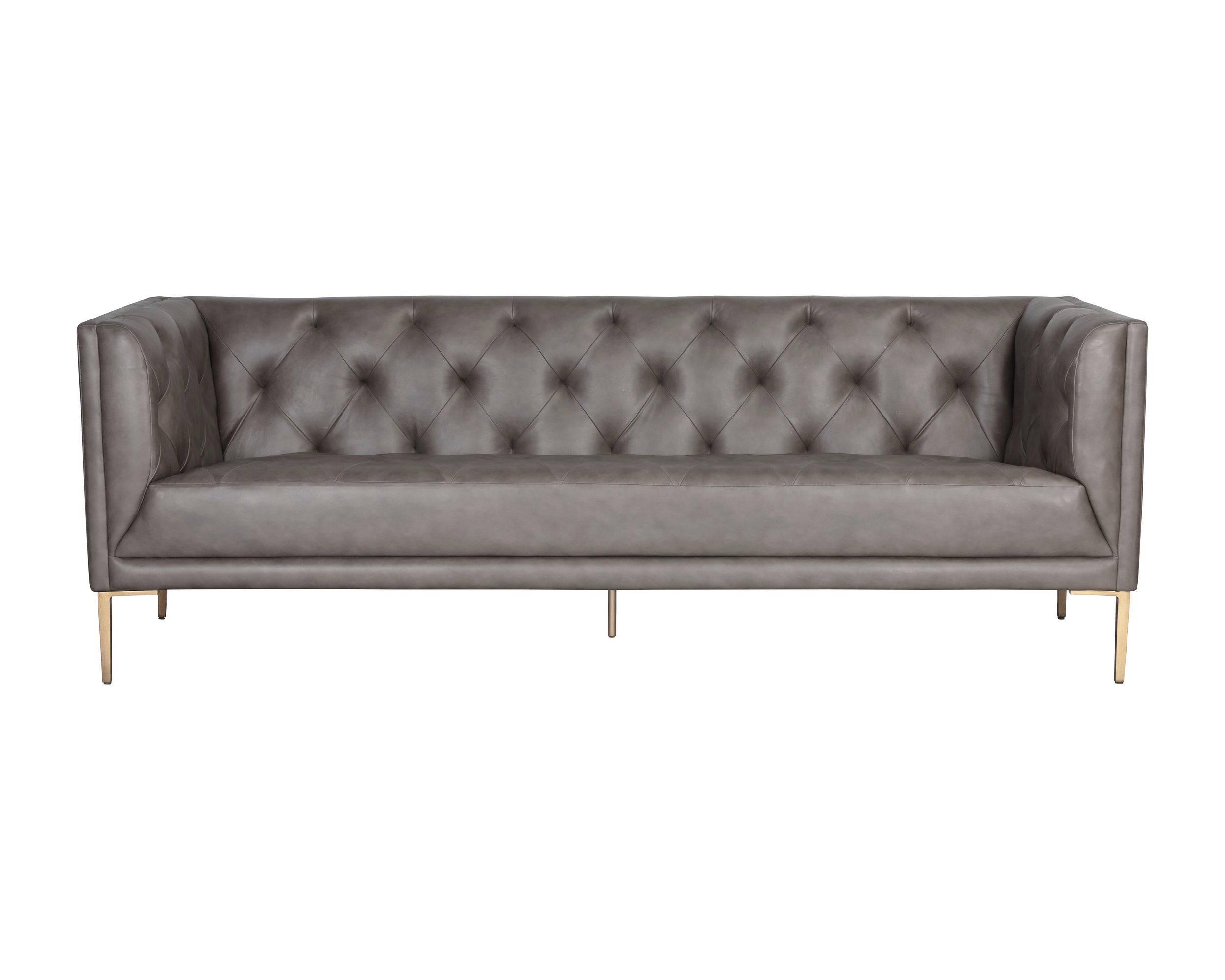 Westin Sofa - Vintage Steel Grey Leather