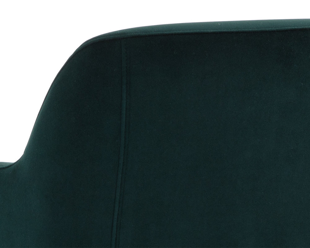 Jaime Dining Armchair - Meg Dark Emerald