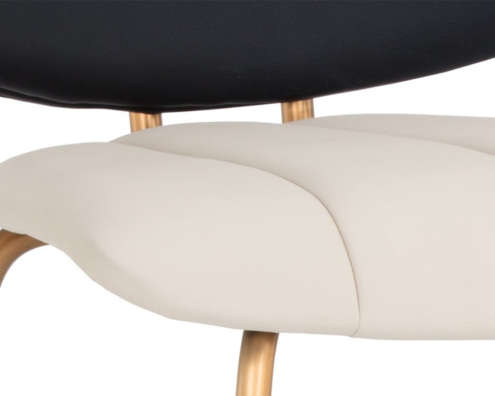 Lorelei Counter Stool - Dillon Cream / Dillon Black