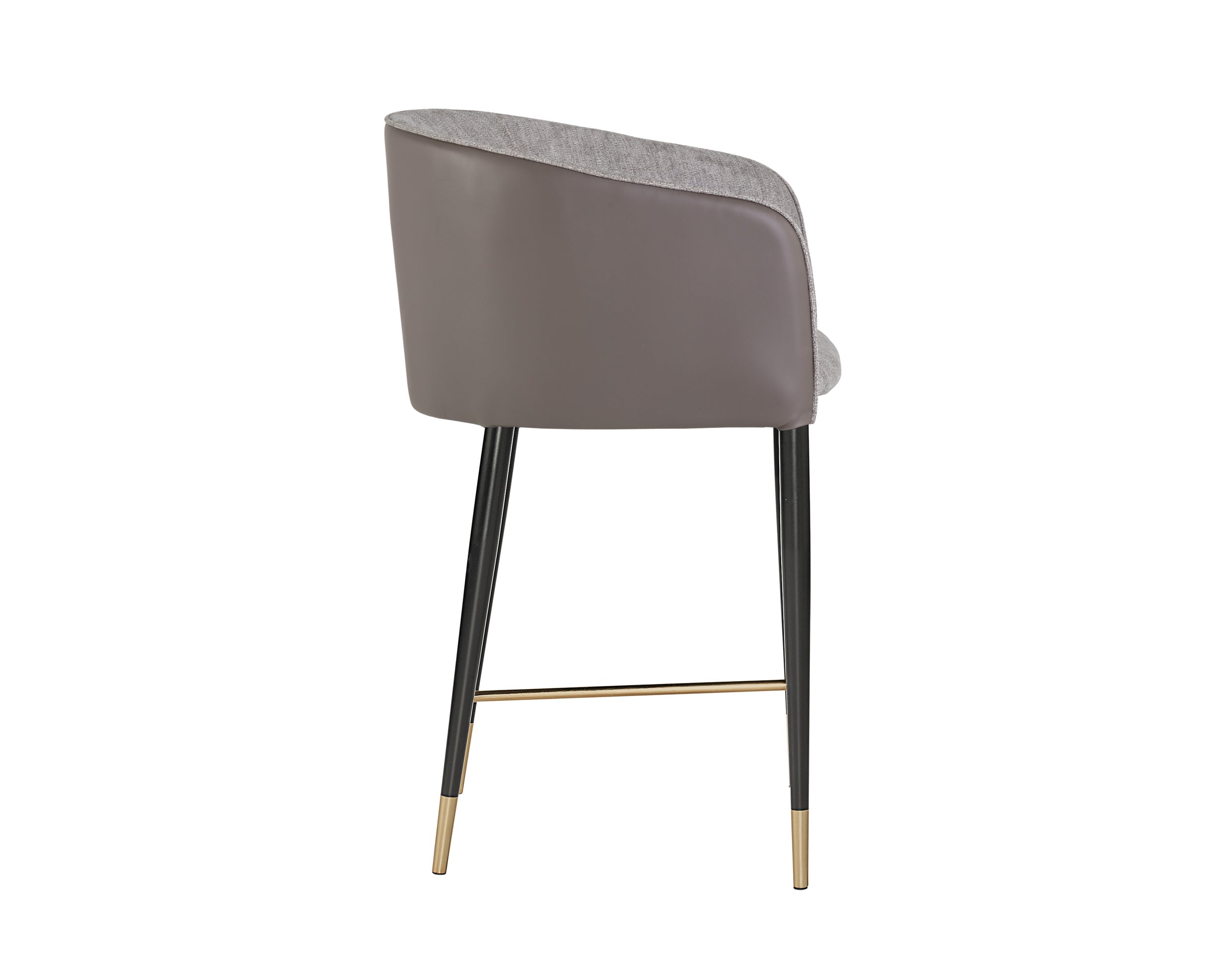 Asher Counter Stool - Flint Grey / Napa Taupe