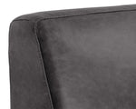 Watson Modular - Armless Chair  Marseille Black Leather