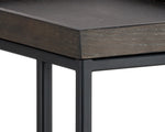 Arden C-Shaped Side Table  Black