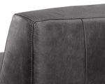 Watson Modular - Armless Chair  Marseille Black Leather