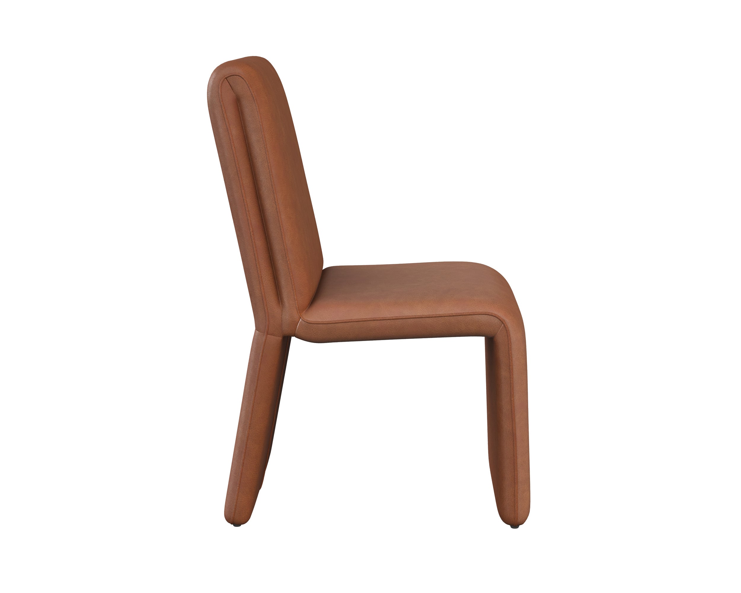 Cascata Dining Chair - Marseille Camel Leather