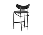 Gibbons Counter Stool - Black  Bravo Portabella