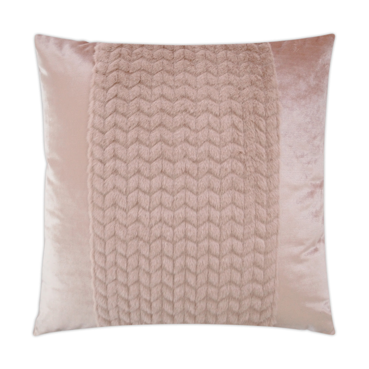 Dainty Band Decorative Throw Pillow - Blush | DV Kap