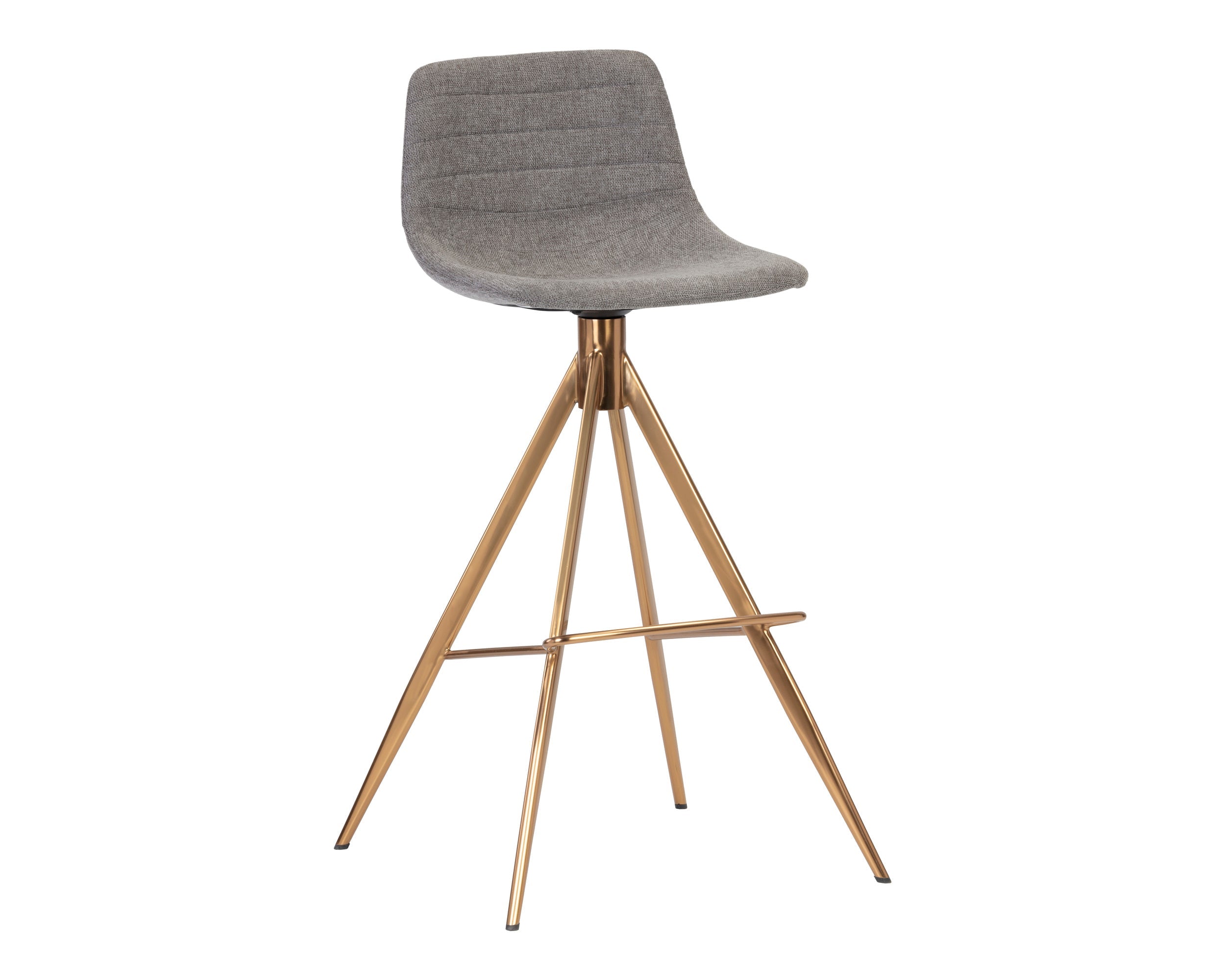 Andres Swivel Barstool - Belfast Koala Grey