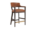 Brylea Barstool - Brown  Shalimar Tobacco Leather