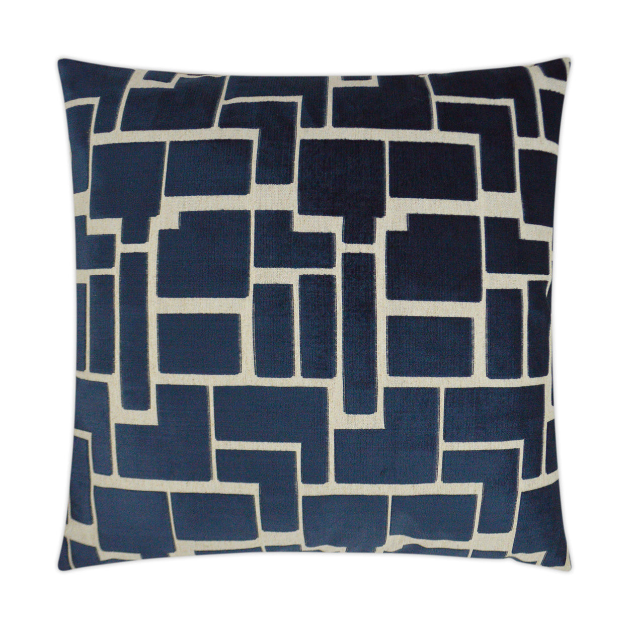 Aura Decorative Throw Pillow - Navy | DV Kap