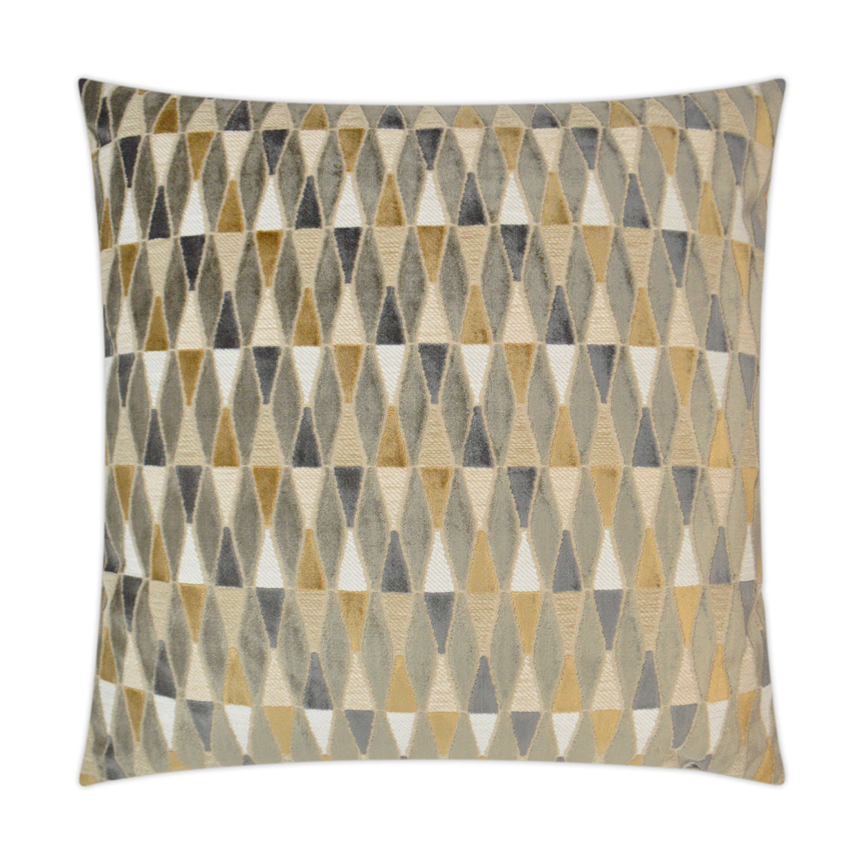 Abrash Decorative Throw Pillow - Mustard | DV Kap