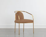 Cicero Dining Armchair - Milliken Cognac