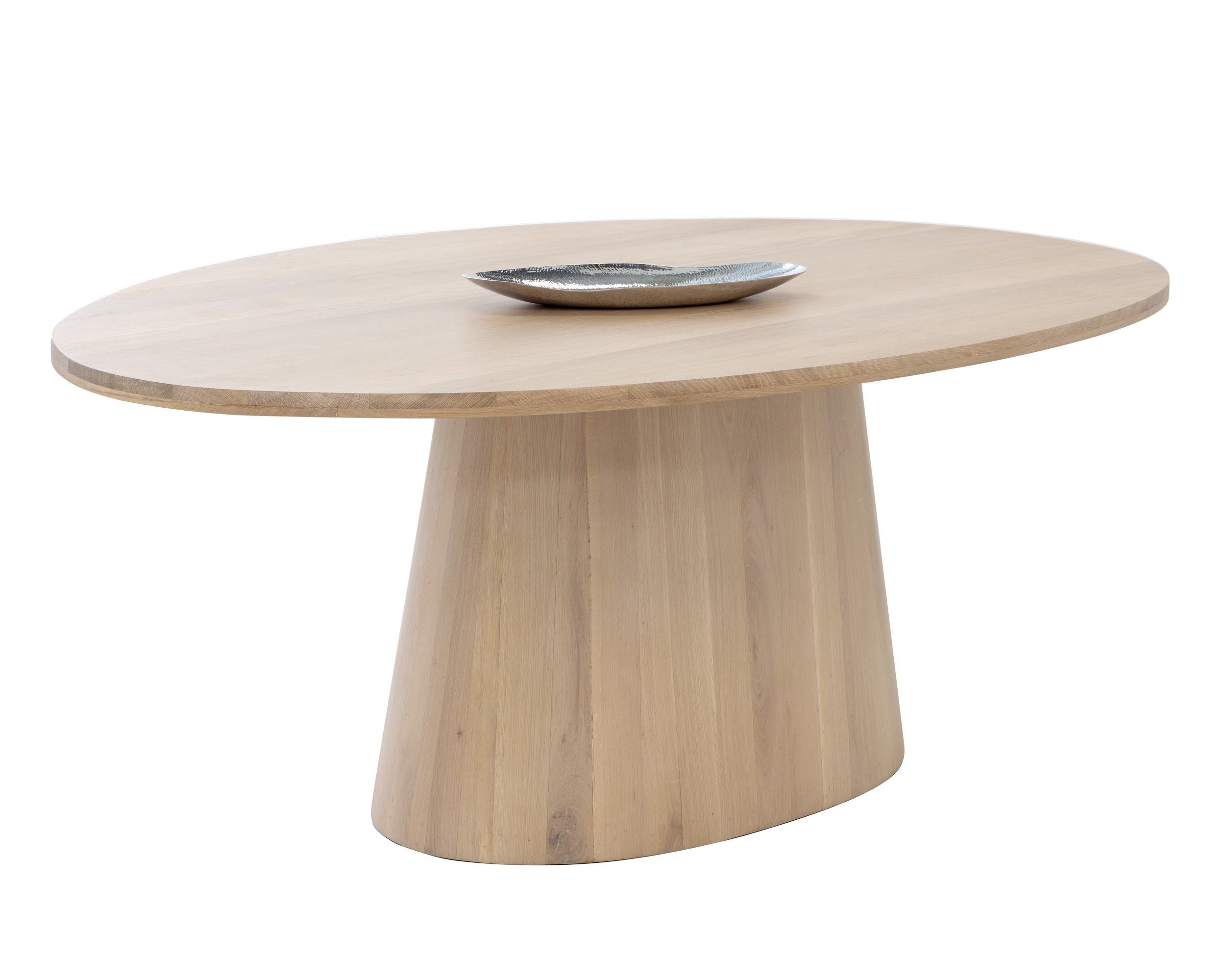 Althea Dining Table - Oval  Light Oak