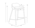 Astra Counter Stool - Black  Nightfall Black