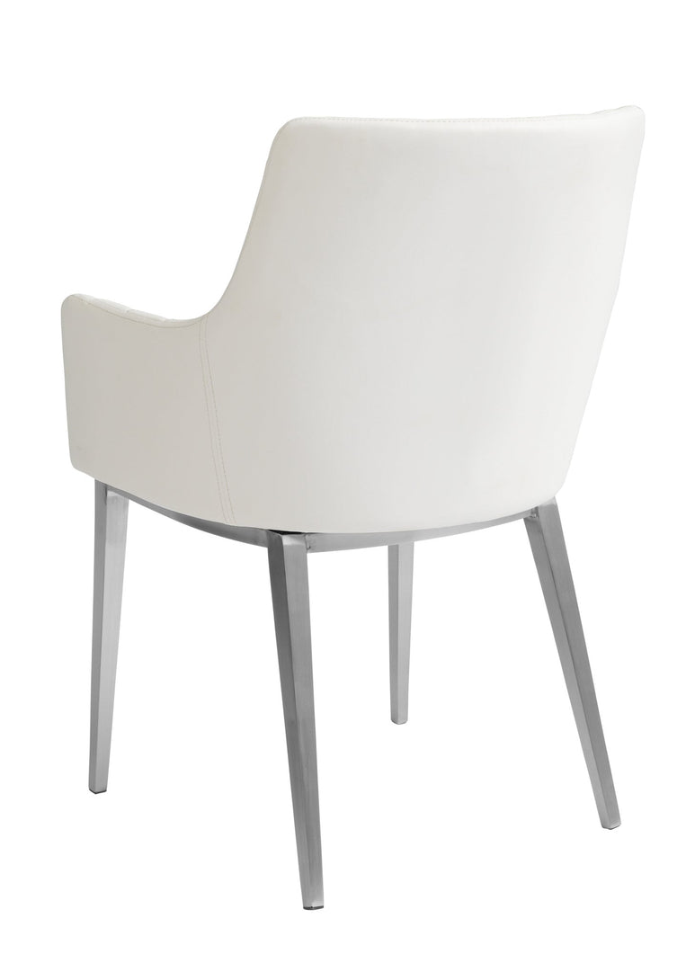 Chase Dining Armchair - White