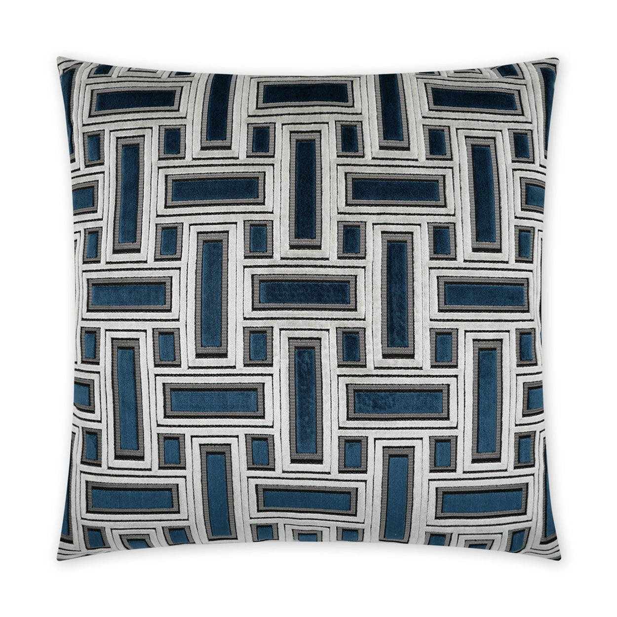 Brix Decorative Throw Pillow - Sapphire | DV Kap