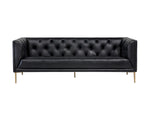 Westin Sofa - Vintage Black Night Leather