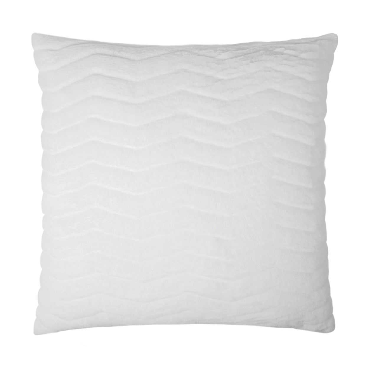 Lush Chevron Decorative Throw Pillow - Snow | DV Kap