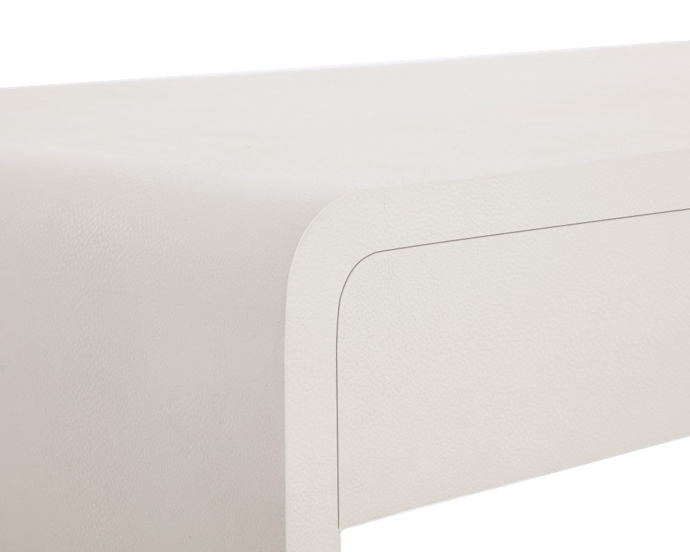 Ilona Desk - Oyster Shagreen