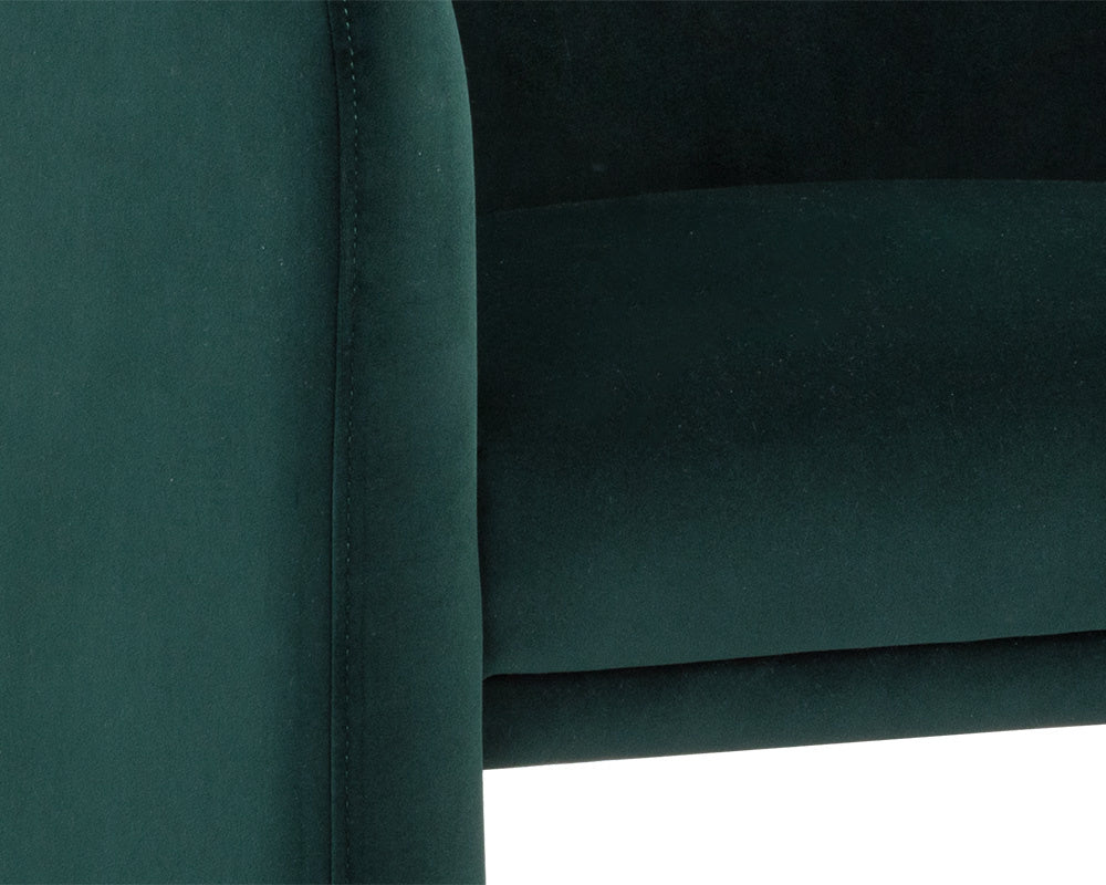 Jaime Dining Armchair - Meg Dark Emerald