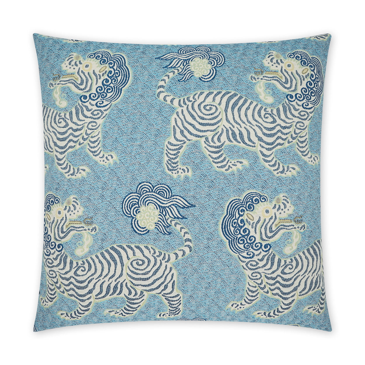 Kathmandu Decorative Throw Pillow - Porcelain | DV Kap