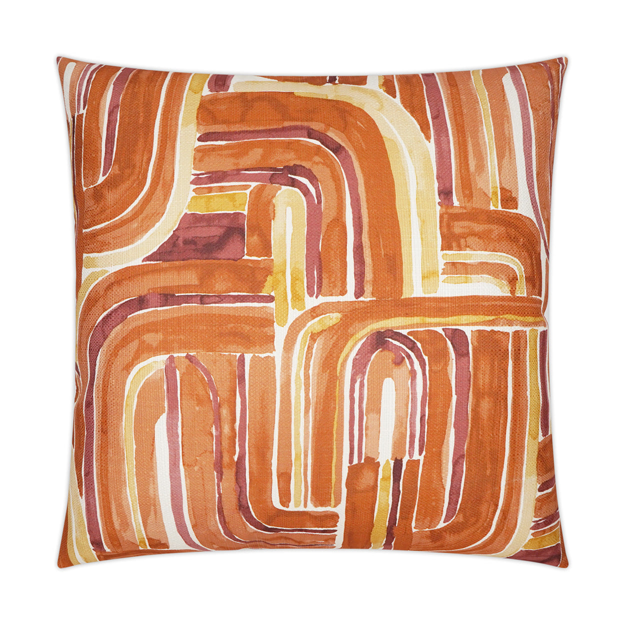 Bender Decorative Throw Pillow - Tangerine | DV Kap